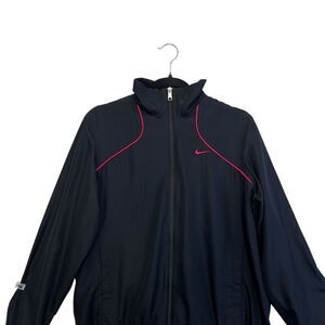 Vintage pink and black Nike Track Jacket Size XL